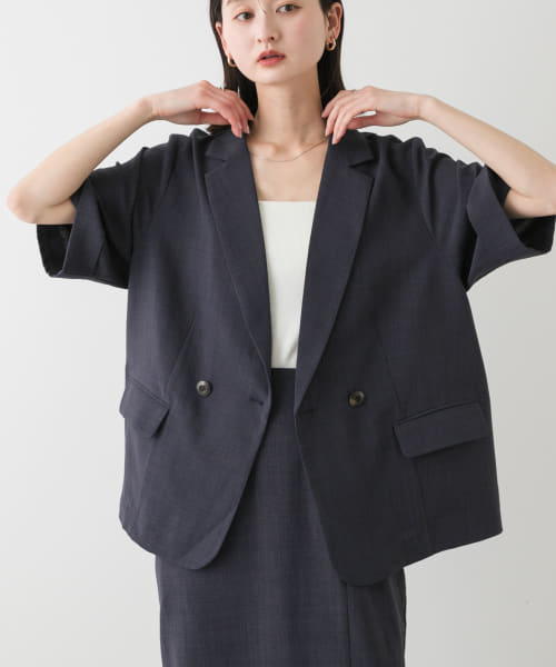 『UR TECH DRYLUXE』リネンライクジャケット