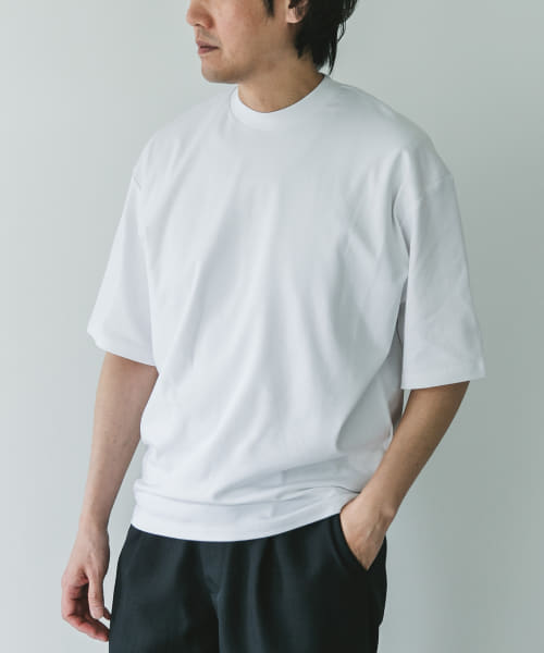 『UR TECH』防汚ワイドテーパードTシャツ