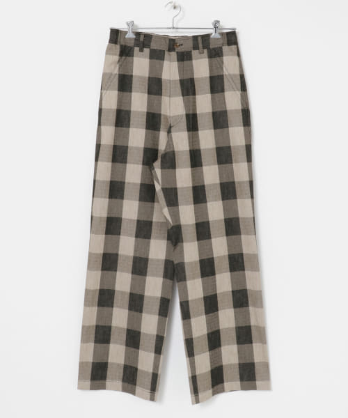 SEVEN BY SEVEN　B.CHECKEASYTROUSERS