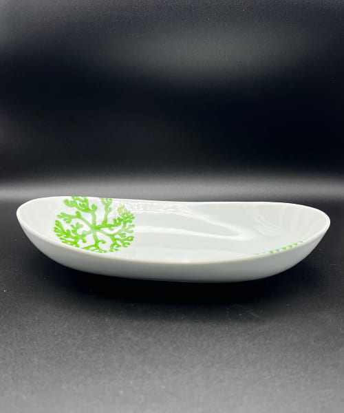 寿芳窯　楕円カレー皿