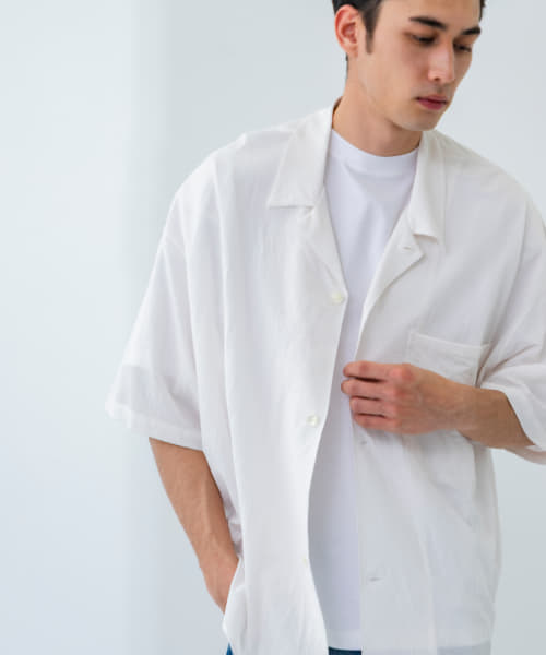 GGG　Open Collar Short-Sleeve Shirts