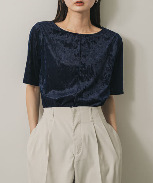 シアーベロアTシャツ(半袖)