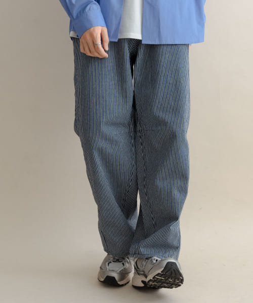 バレルレッグデニムパンツ