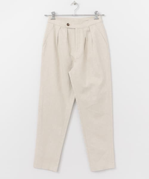 リネンワークテーパードパンツ