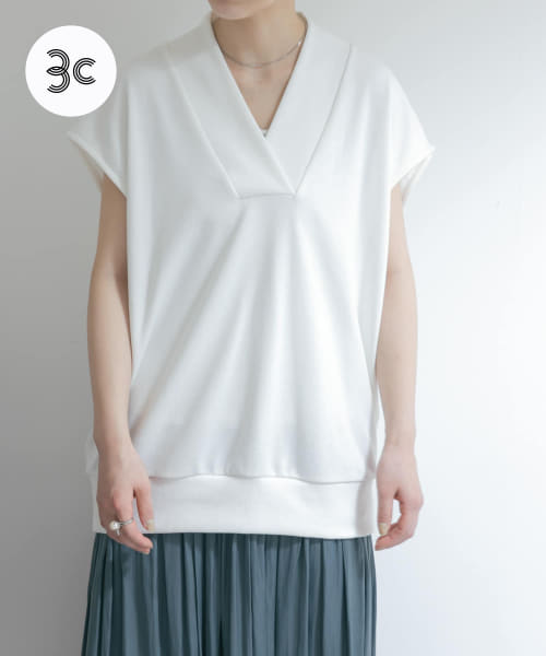 『別注』MIDIUMISOLID×TGM　V neck vest