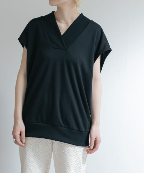 『別注』MIDIUMISOLID×TGM　V neck vest