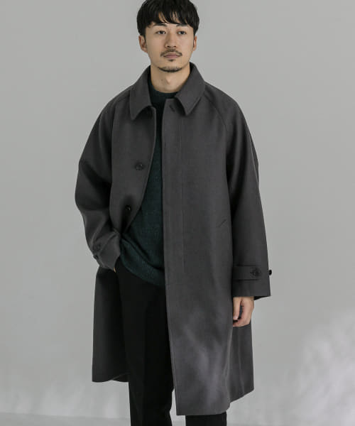 BAL COLLAR COAT SUPER120