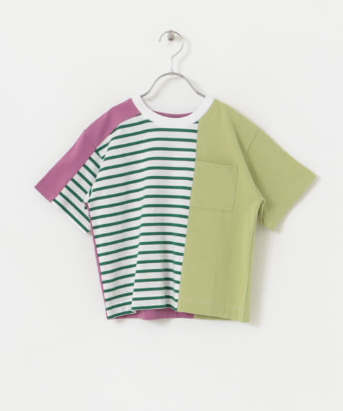 ARCH&LINE　ORGANIC COTTON PATCHWORK T-SHIRTS