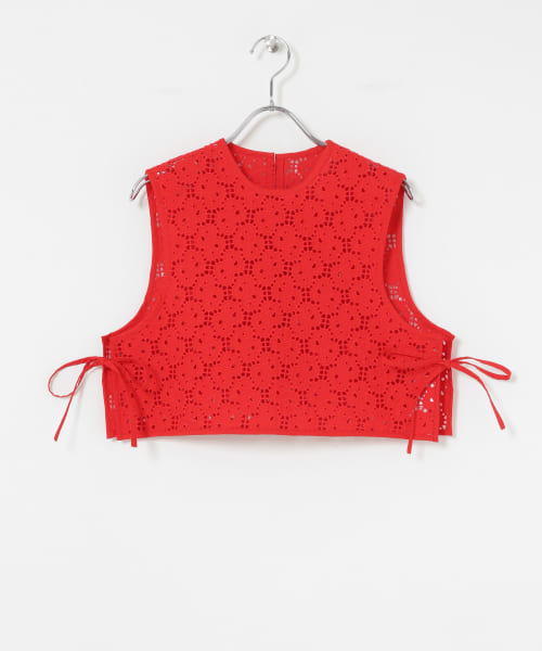 SATORU SASAKI　SHORT EMBROIDERY VEST