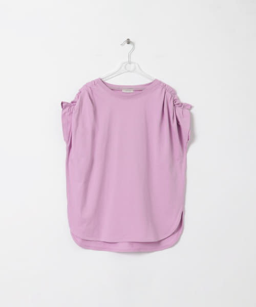 gather no sleeve t-shirts