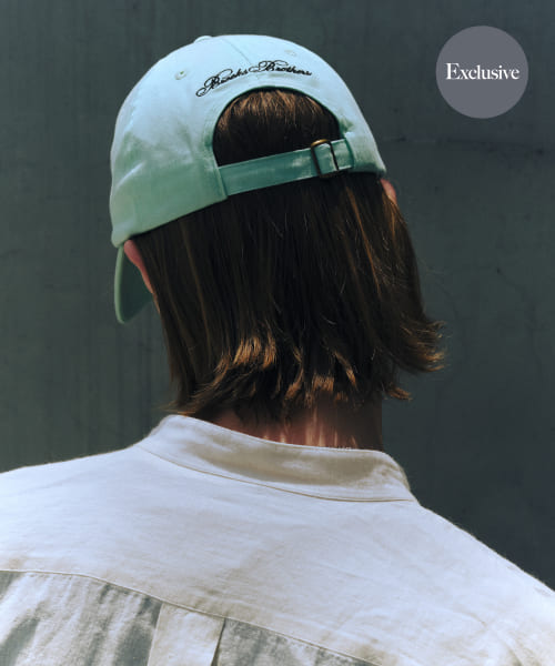 『別注』BROOKS BROTHERS×UR　GF COTTON TWIL BB CAP