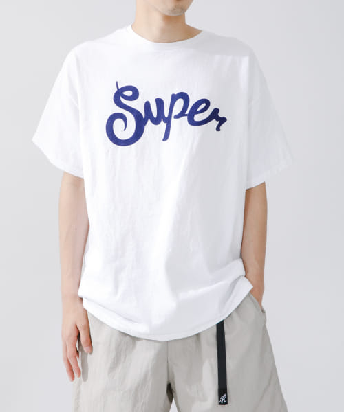 SUPERMARKET　SMアップリケTシャツ