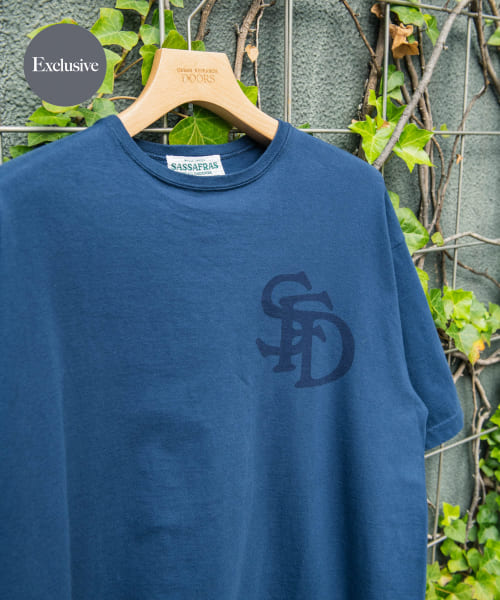 『別注』SASSAFRAS　SFD Logo T-shirts 1/2