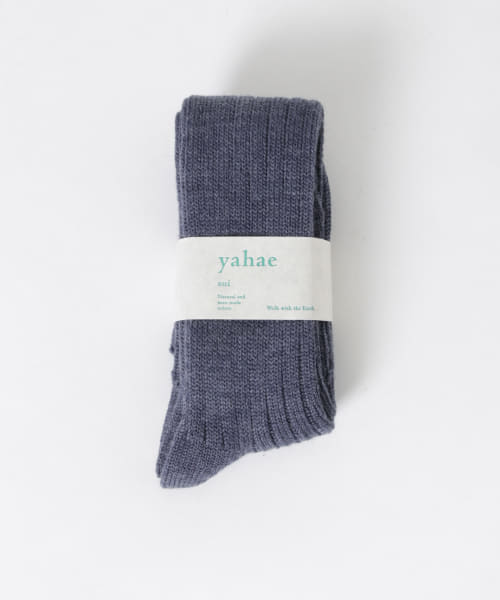 YAHAE　Wool Ribbed Knee Socks