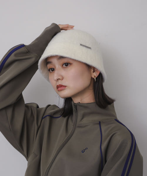『WEB/一部店舗限定』プレートシャギーハット