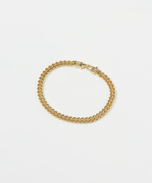 TOM WOOD　Curb Bracelet L Gold