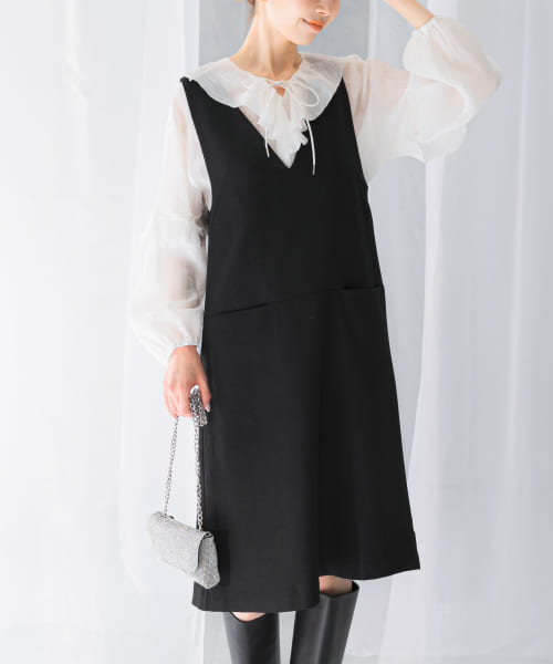 『WEB/一部店舗限定』『UR TECH』ジャンパーワンピース