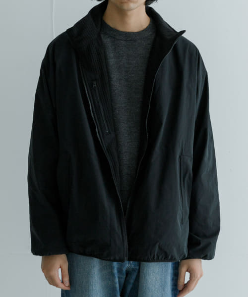『撥水』『リバーシブル』new basic REVERSIBLE MIL STAND JACKET