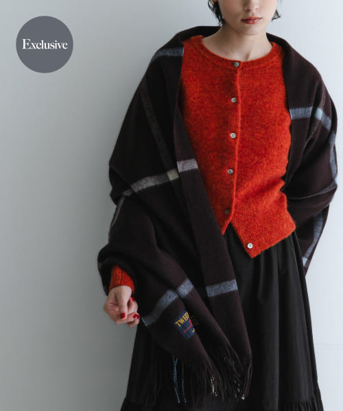 『別注』TWEED MILL×URBAN RESEARCH　Lambswoolstole