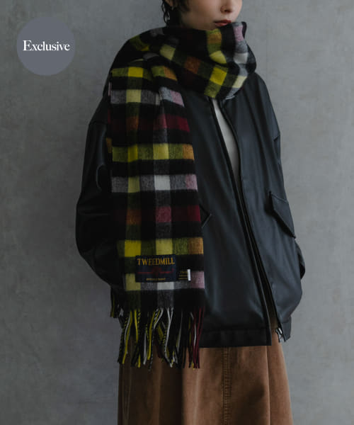 『別注』TWEED MILL×URBAN RESEARCH　Lambswoolstole