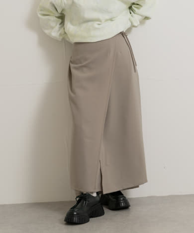 &her　Thick Skirt Pants