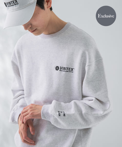 『別注』VIBTEX×URBAN RESEARCH　CREWNECK SWEAT
