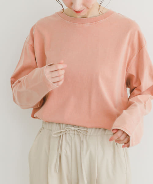 ピグメントロングTシャツ