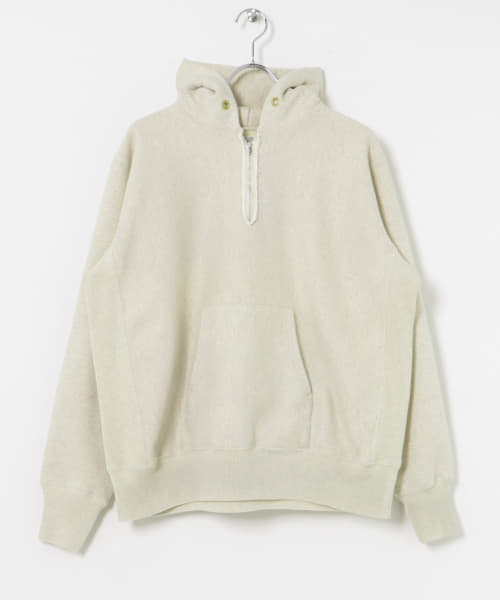 A PRESSE　Vintage Half Zip Sweat Hoodie