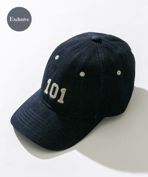 『別注』Lee101×Sonny Label　刺繍デニムキャップOW
