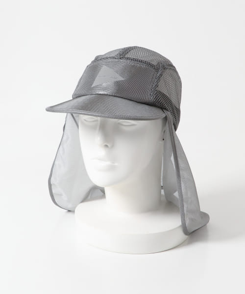 and wander　silver mesh cap