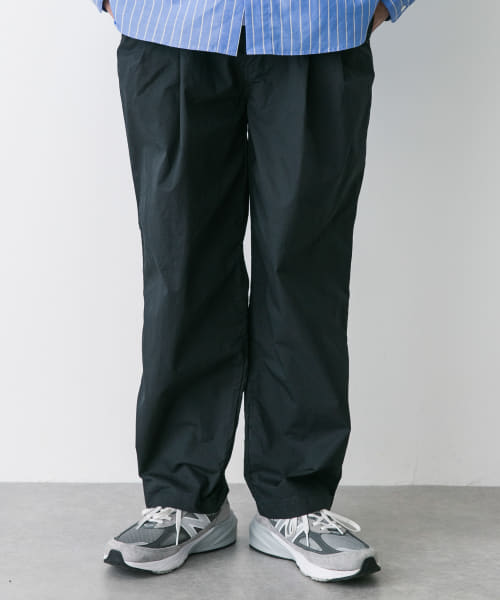 STILL BY HAND　Garment-dye 2 tuck pants