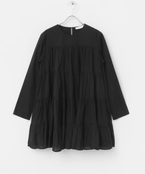 normment　COTTON VOIL TIERED TUNIC