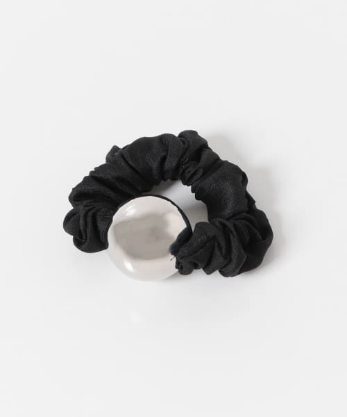 heyep　M MetalBallSilkScrunchie