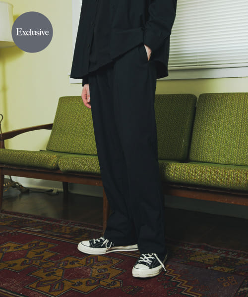 『別注』BROOKS BROTHERS×UR　TWO INTUCK TROUSERS