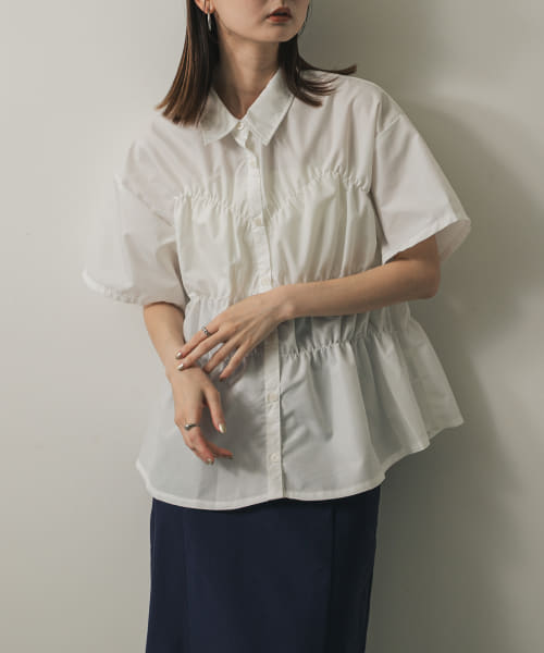 『WEB限定』シャーリングシャツ(半袖)