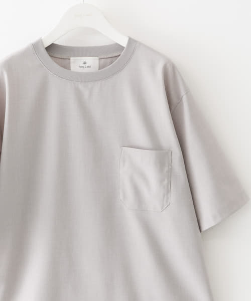 クイックドライリネンタッチTシャツ