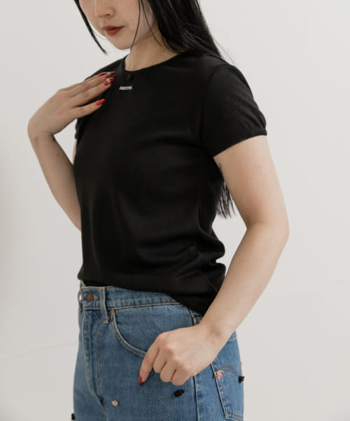 neith.tokyo　Eyeletknit T-shirts