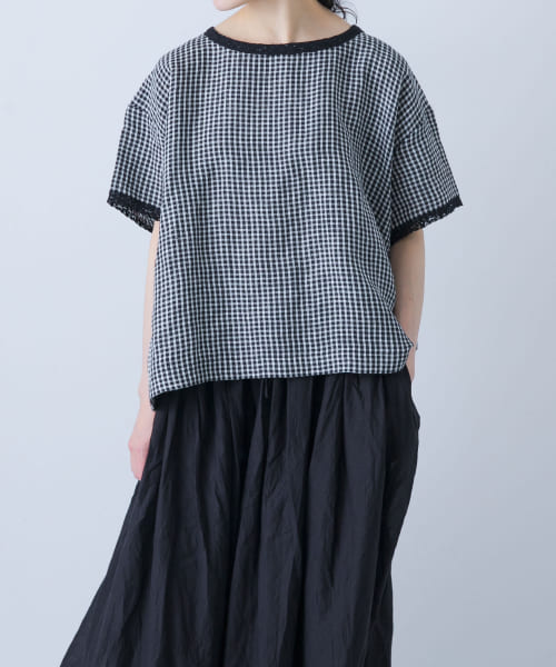 SOIL　BOAT NECK PULLOVER