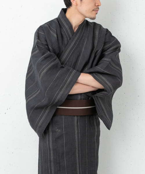 紳士ゆかた 本麻ちぢみ