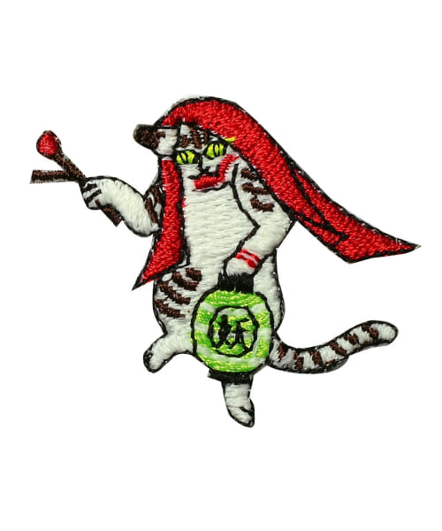 京東都　ワッペン化猫1