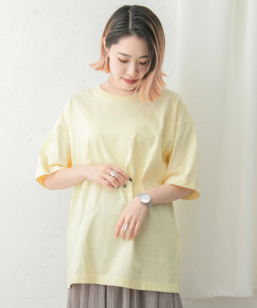 UR TECH天竺オーバーサイズTシャツ∴