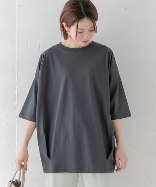 オーバーチュニックTシャツ