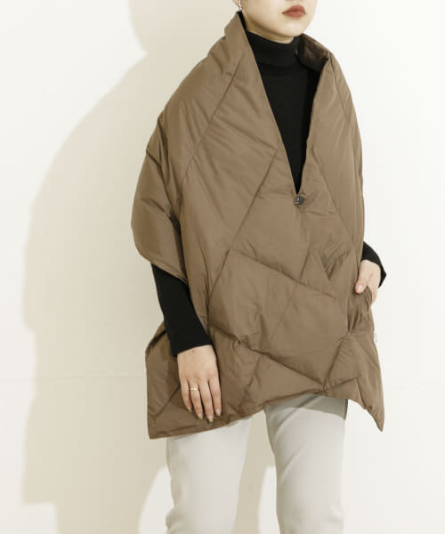 KWD　DOWN SHAWL - Green Down