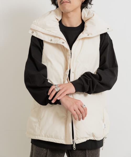 KWD　STAND COLLAR DOWN VEST