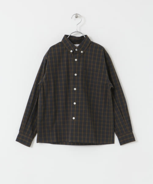 ARCH&LINE　COTTON CHECK BUTTON DOWN SHIRTS