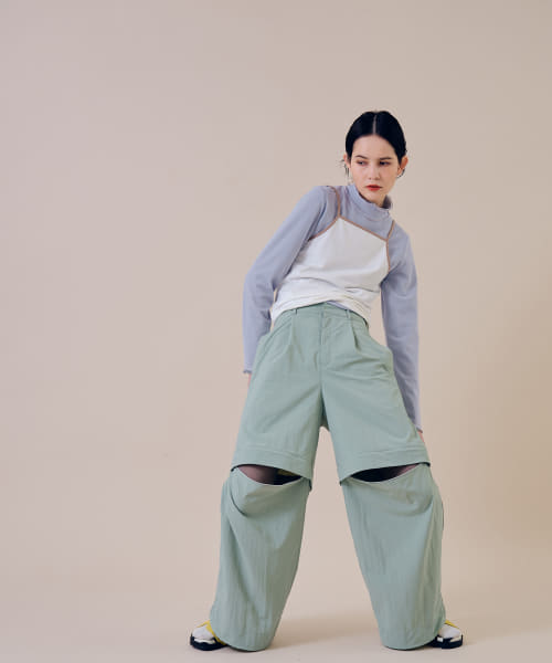 cwtch　RE-NYLON MULTIWAY PANTS
