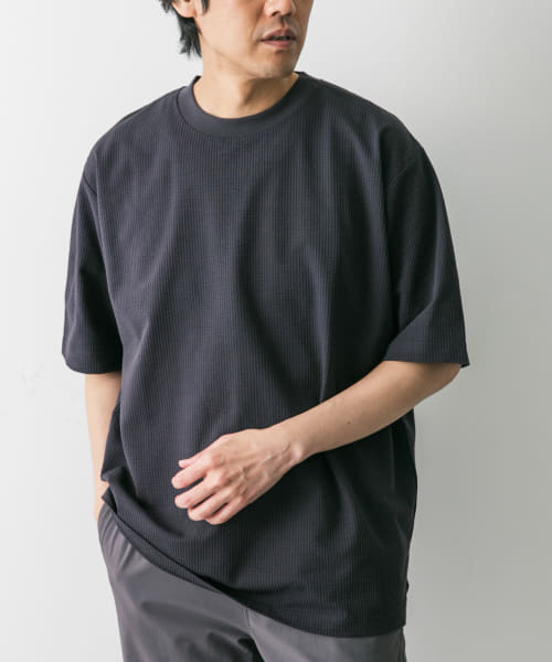 シルケット シアサッカーTシャツ