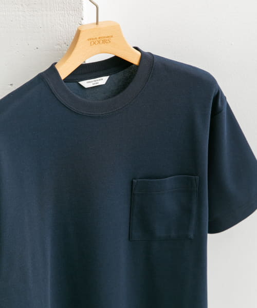 ダブルフェイス クルーネック ショートスリーブ Tシャツ