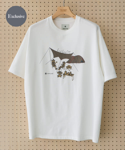 『別注』Snow Peak Apparel×DOORS　EasyGoingCamp T-shirts