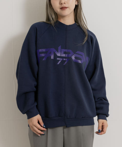 77circa　fandom print sweat top